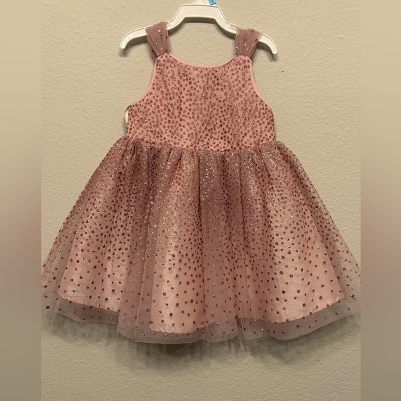 Pink & Violet Novelty Dress Mesh size 2T Dust Pink - Picture 2 of 5